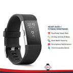 Smart fitnessarmband med pulsmätare, svart
