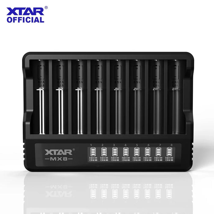 XTAR MX8 smart battery charger