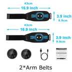 Smart EMS Arm Muscle Trainer Blue-1