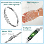 No-Screen Smart Watch Silver-2