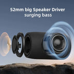 Mini Portable Bluetooth Speaker Black-2