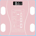 Pink smart Bluetooth body fat scale