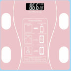 Pink smart Bluetooth body fat scale