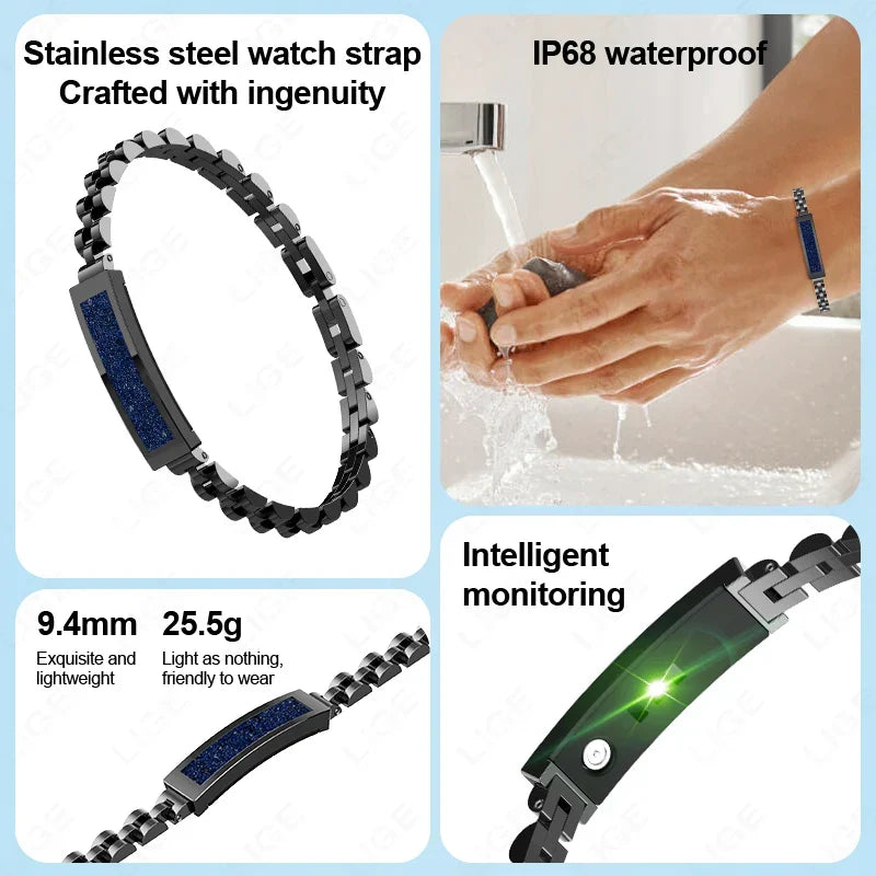 Pedometer Health Smart Bracelet Black-1