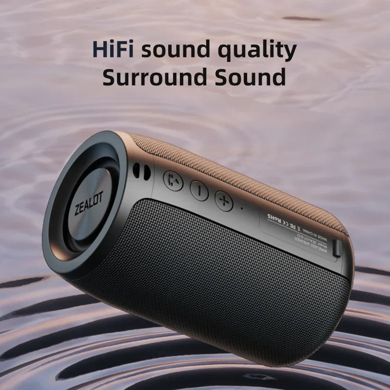 Mini Portable Bluetooth Speaker Black-3