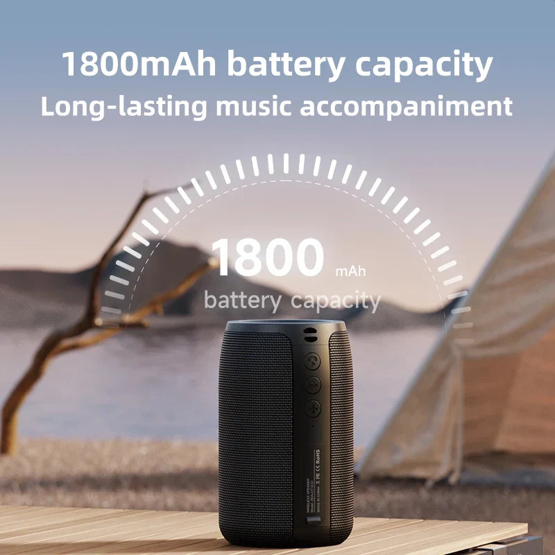 Mini Portable Bluetooth Speaker Black-4