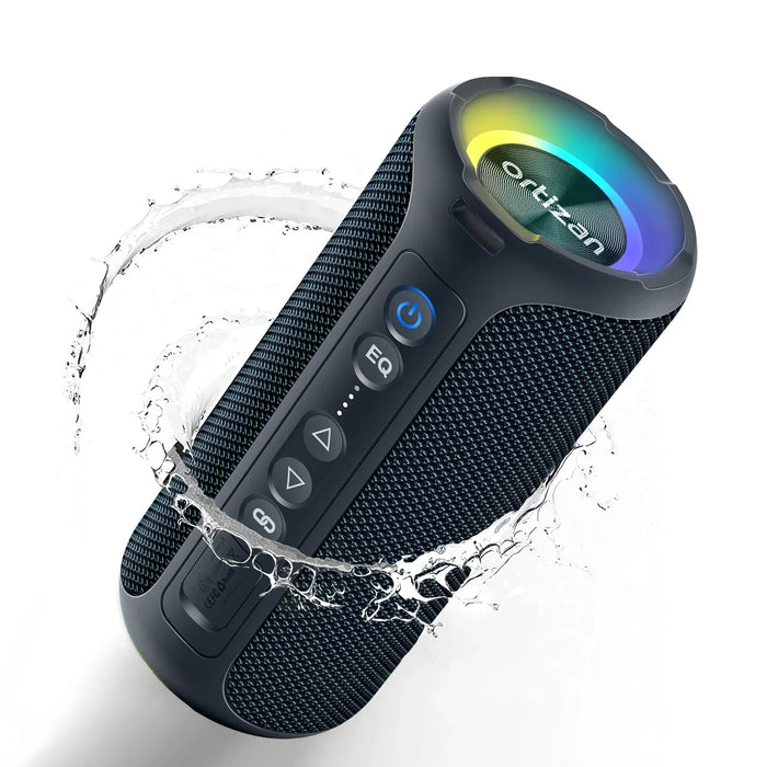 40 W Bluetooth 5.3 Speaker with Bass Radiators, 6600 mAh Battery and Lights