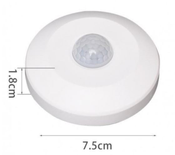 SENSOR MOVIM. INFRARROJOS TECHO SUPERFICIE