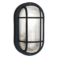 APLIQUE ESTANCO OVAL NEGRO