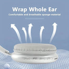 Wireless Bluetooth Over-Ear Headphones White-3