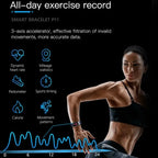 Smart Wristband Fitness Tracke Blue-1
