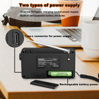 Stereo Digital Portable Radio Black-3