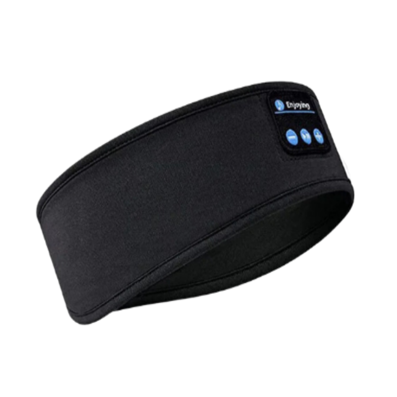 Draadloze Bluetooth-hoofdband om naar muziek te luisteren tijdens het slapen
