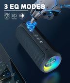 Bluetooth Speaker 40W Stereo Sound Black-4