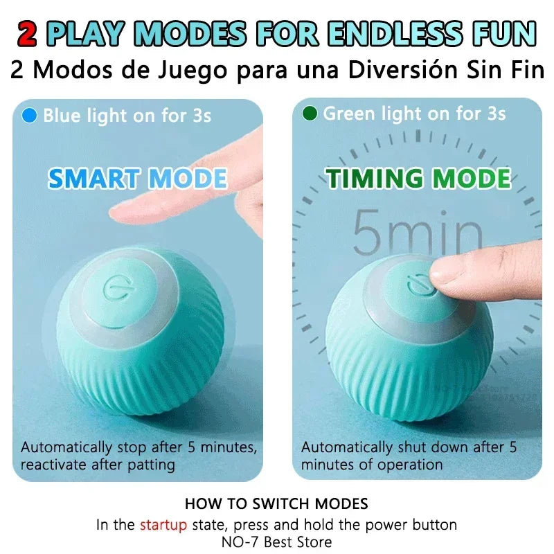 Smart Rolling Cat & Dog Interactive Ball Toy-3