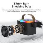 Portable Bluetooth Karaoke Speaker System with Microphones-2