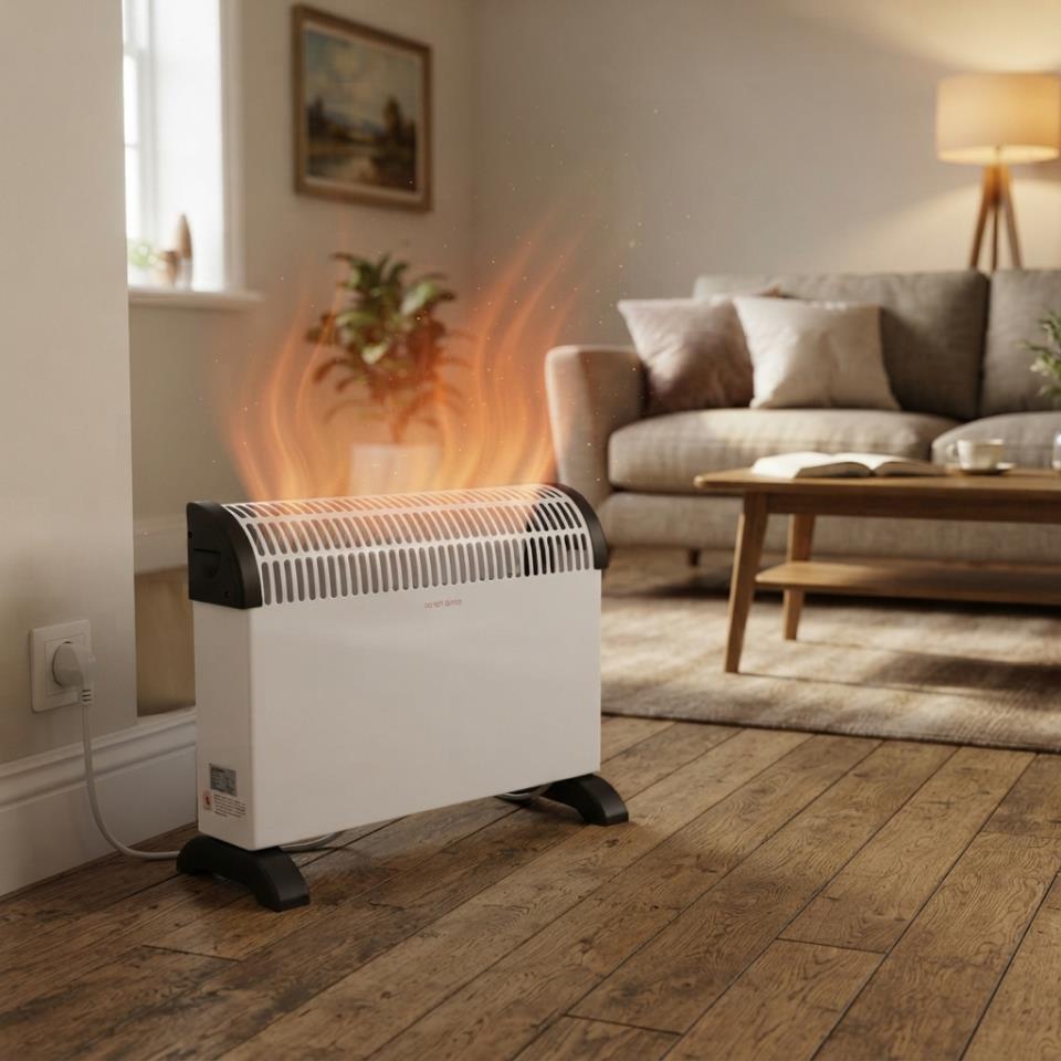 CONVECTOR CON CALEFACTOR DE AIRE 2.000W 2000w