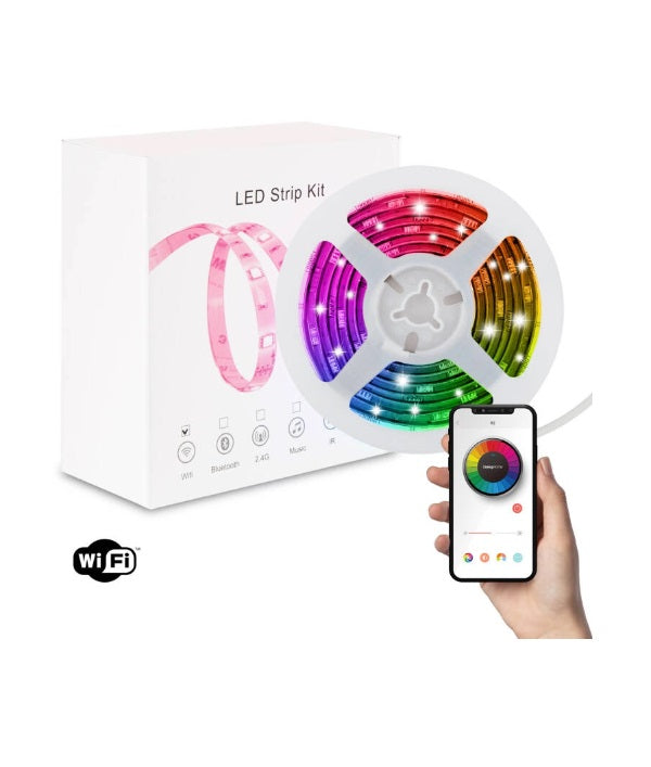 KIT TIRA LED RGBWW WIFI12V IP65 (5 METROS)