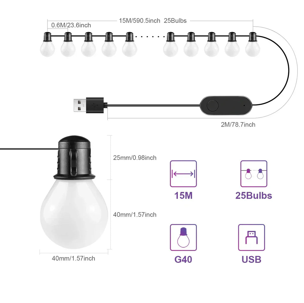 Älykkäät Wi-Fi-LED-valosarjat