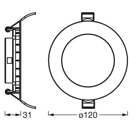 PANEL LED SMART WIFI 8w 120mm OSRAM *