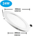 PANEL LED EMPOTRAR REDONDO 24w 4000K 30cm *