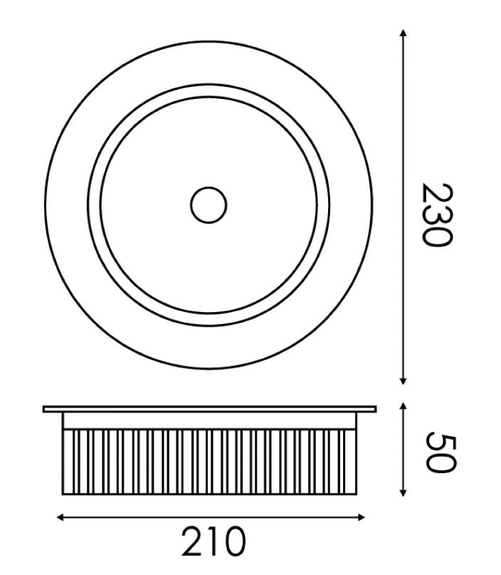 DOWNLIGHT LED 30w 4000K *