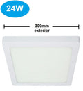 PANEL LED SUPERFICIE CUADRADO 24w 3000K *
