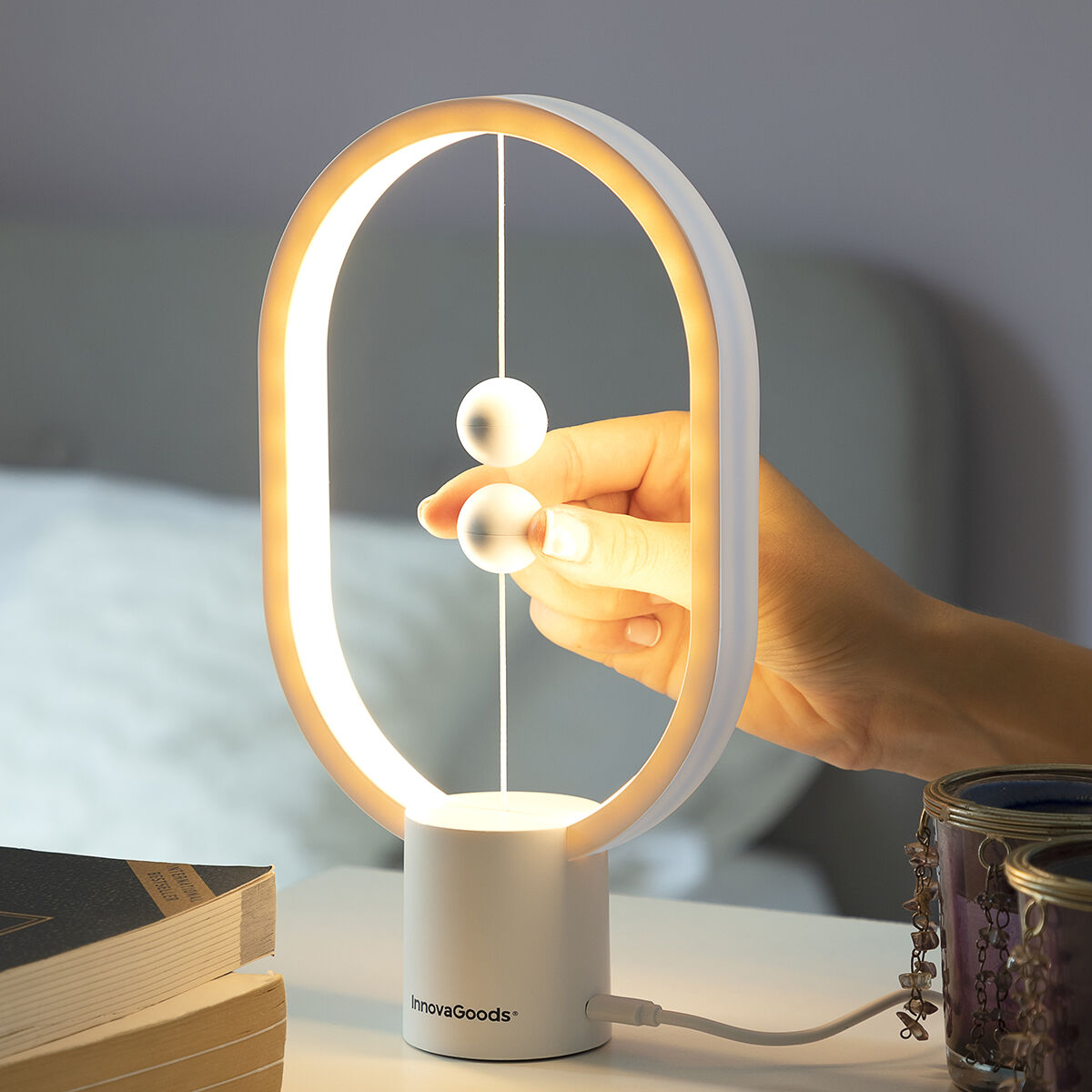 Candeeiro de equilíbrio com interruptor magnético Magilum InnovaGoods