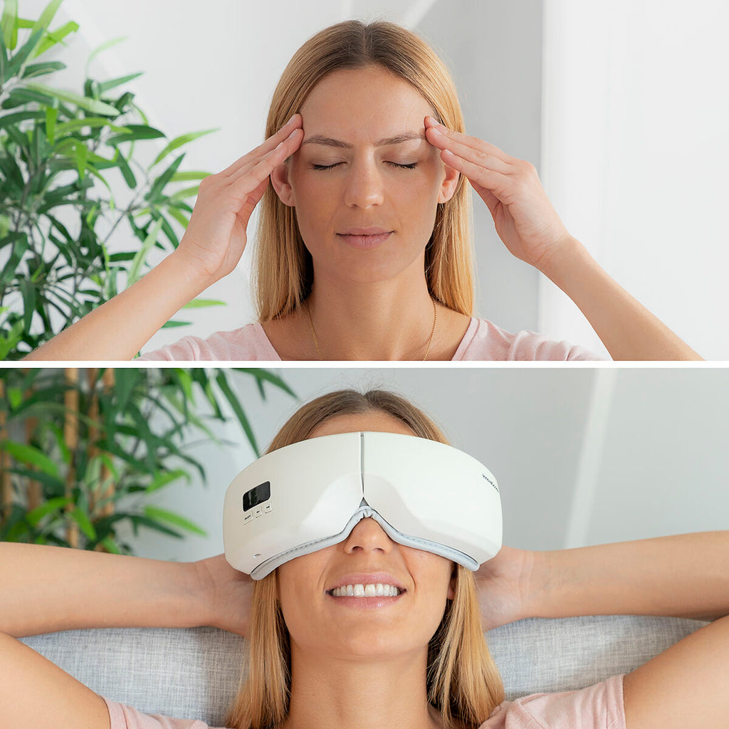 Eyesky InnovaGoods 4-in-1 oogmassageapparaat met luchtcompressie