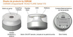 Pack de 18 uds BALIZA COCHE OSRAM V16 HOMOLOG. DGT