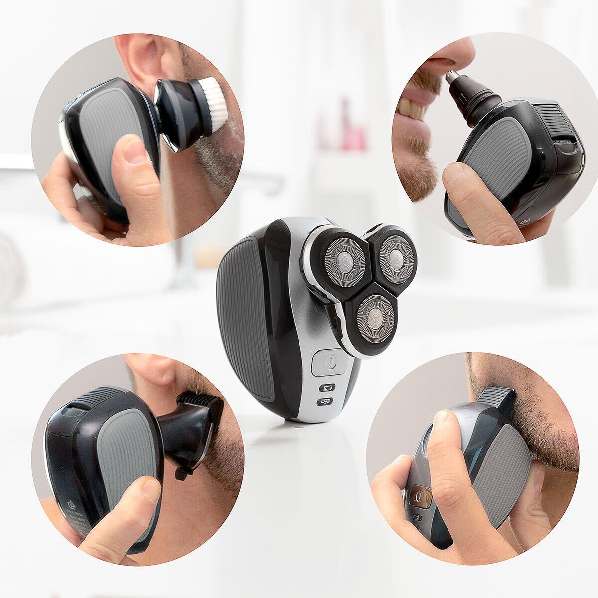 Afeitadora Recargable 5 en 1 Shavestyler InnovaGoods | Aseo Masculino Completo