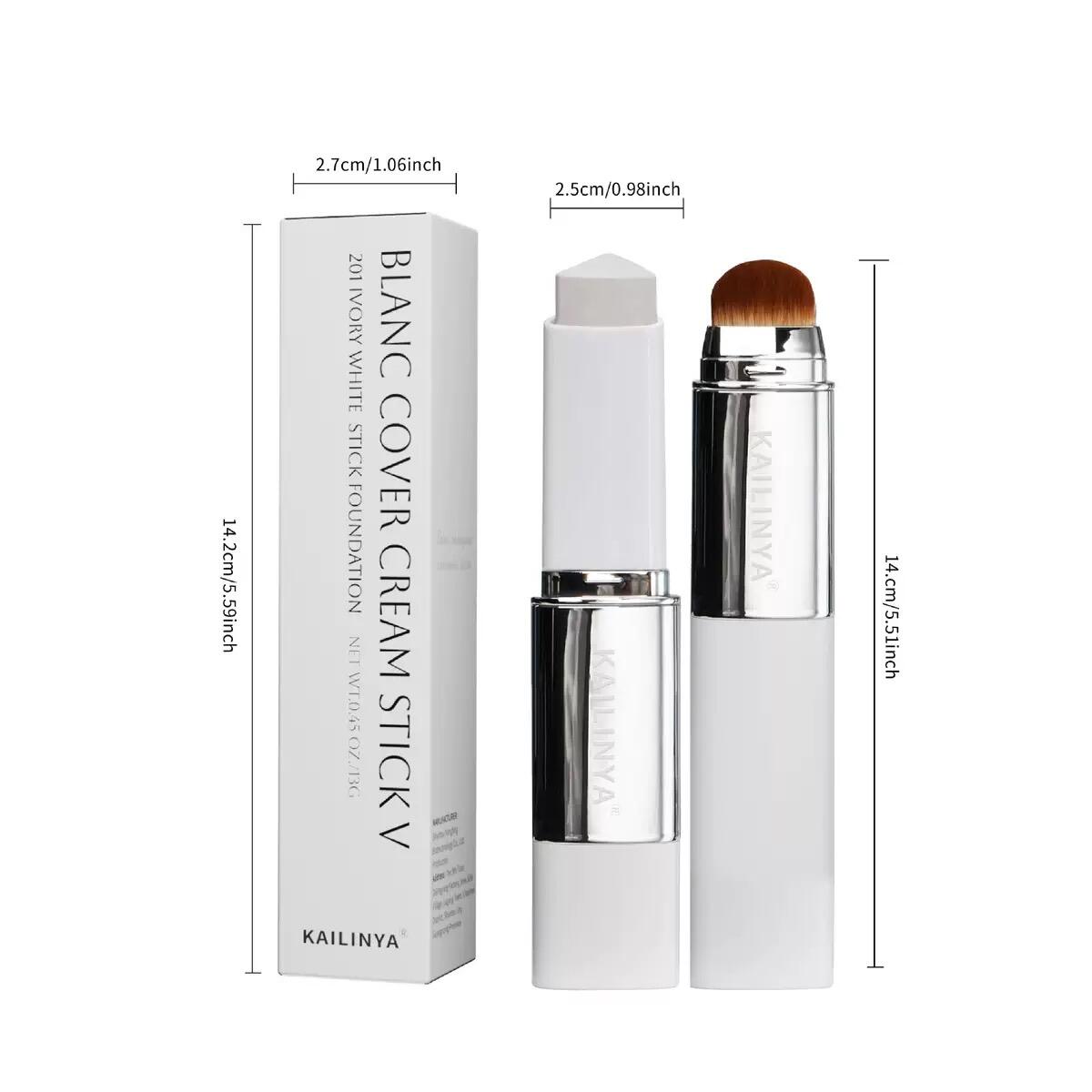 Base de Maquillaje 2-en-1 en Barra con Brocha