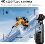 Cámara 4K de Bolsillo con Pantalla Giratoria y WiFi - Especial Vlogs y Viajes