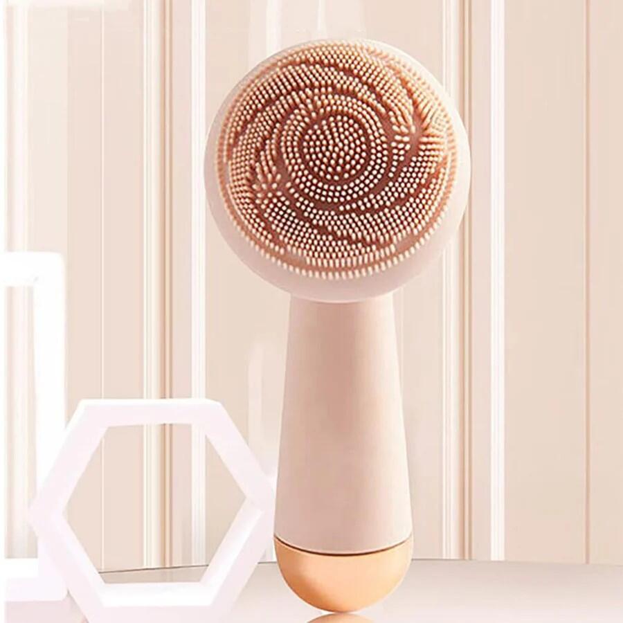 Cepillo Facial Eléctrico Rosa Recargable