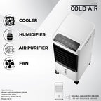 Climatizador Portátil 3 en 1 Starlyf®: Enfriador, Humidificador y Purificador de Aire