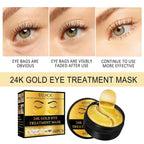 EELHOE Parches de Oro 24K – Tratamiento de Lujo para Ojeras e Hinchazón 👁️💛 60 Pcs