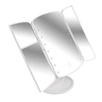 Espejo de Maquillaje Desplegable con Luz Led