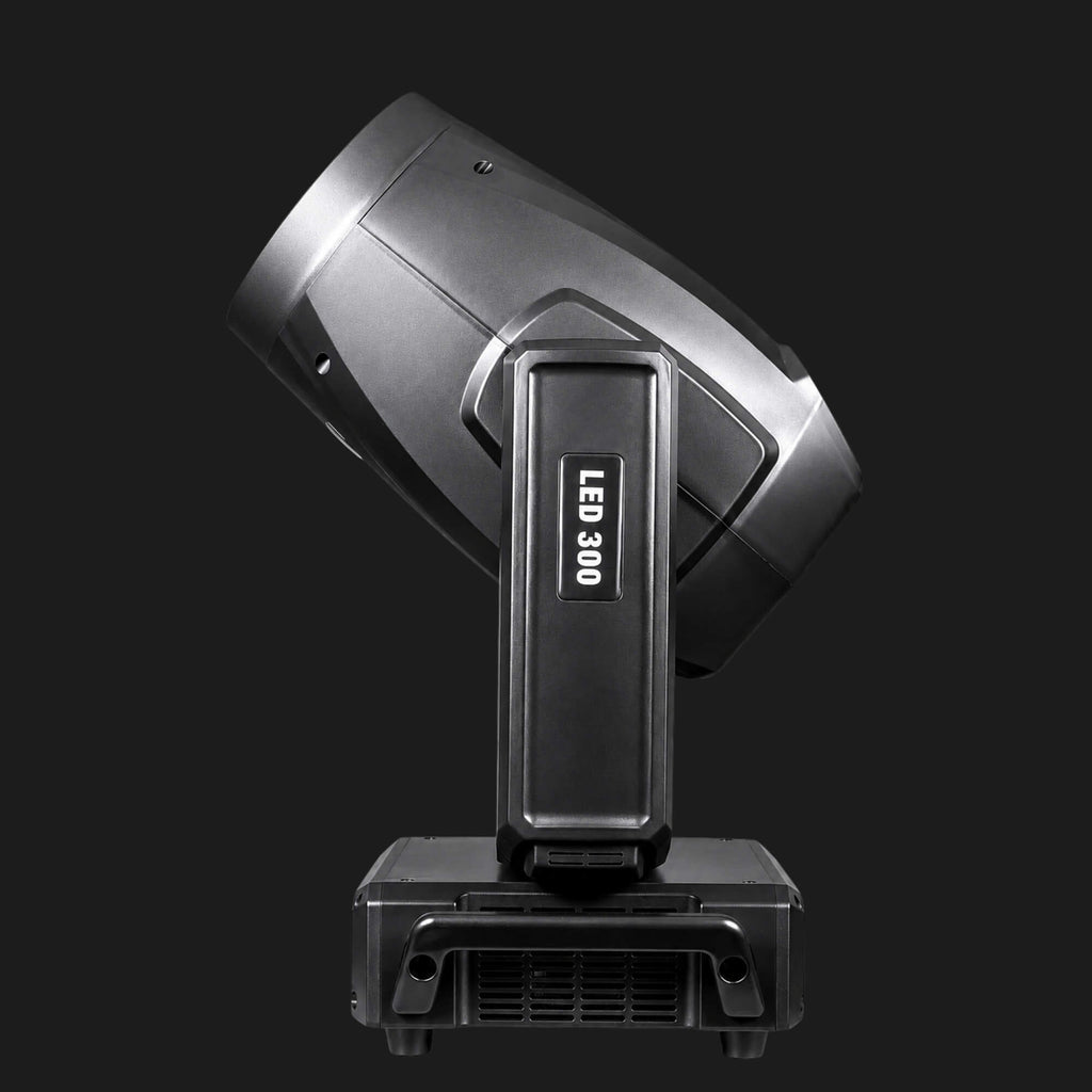 Cabeça móvel de iluminação LED F20 DMX/RDM de 300 W com prisma duplo