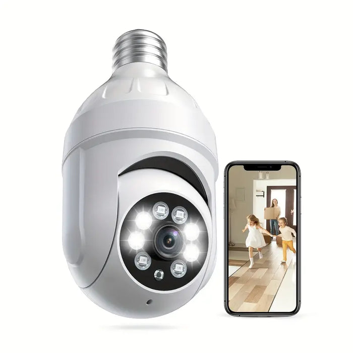 Caméra de surveillance Wi-Fi 1080p à culot E27 avec détection de mouvement