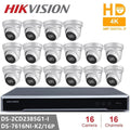 Kit de vidéosurveillance IP Hikvision de 8 MP avec caméra DS-2CD2385G1-I
