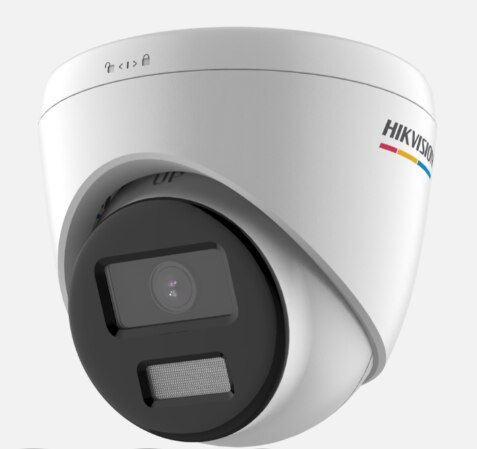 Caméra de sécurité IP Hikvision de 2 MP couleur avec microphone intégré