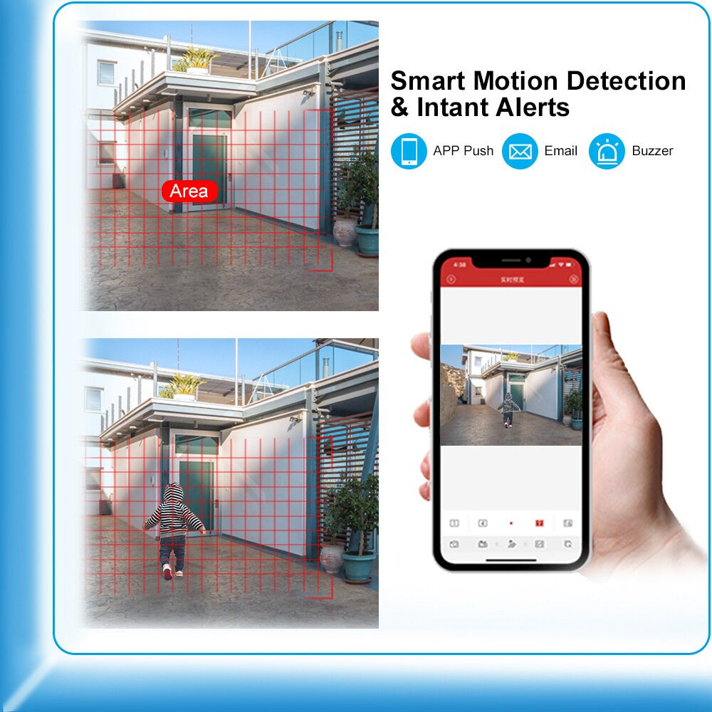 Hikvision DS-2CD2185FWD-IS 4K 8 MP IP surveillance kit with PoE