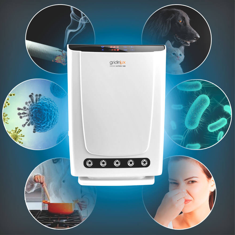 Generador de Ozono para Aire y Agua con Ionizador – Purificador Multifunción para Hogar