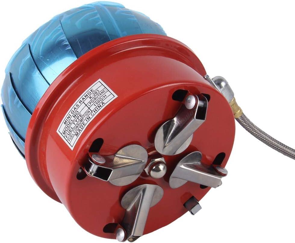 Hornillo de Gas Portátil Plegable 1400W para Camping y Senderismo