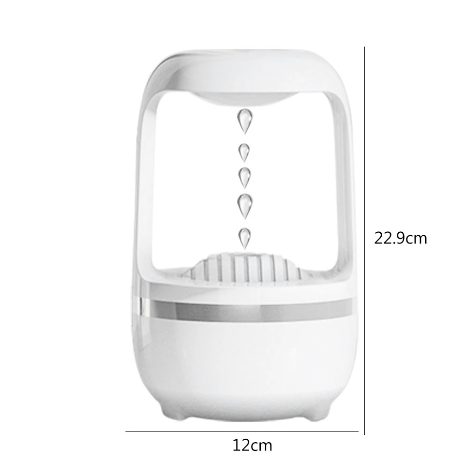 Humidificador gotas antigravedad