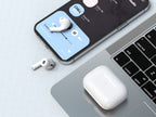 Techancy Tws Wireless Headset Pro White KP2708, Bluetooth 5.3, Auricular Estéreo Com Conversação, Reprodução De Música 5h-1
