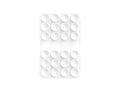 Techancy Suporte com Ventosas de Silicone TZ6303 Forte Aderencia Reutilizavel Estavel Antiderrapante para Telemovel e Tablet Branco-0
