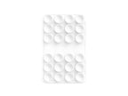 Techancy Suporte com Ventosas de Silicone TZ6303 Forte Aderencia Reutilizavel Estavel Antiderrapante para Telemovel e Tablet Branco-0