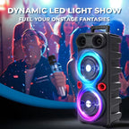 Wireless Party Speaker with RGB Bass Sound-1