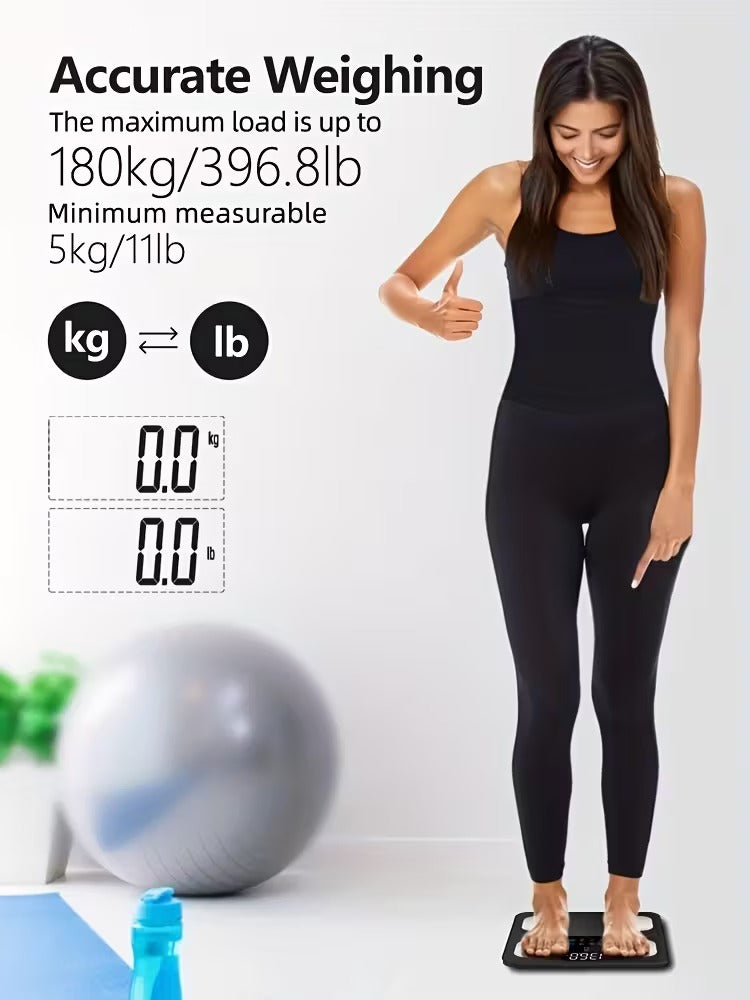 Smart Body Fat Bathroom Digital Scale-3